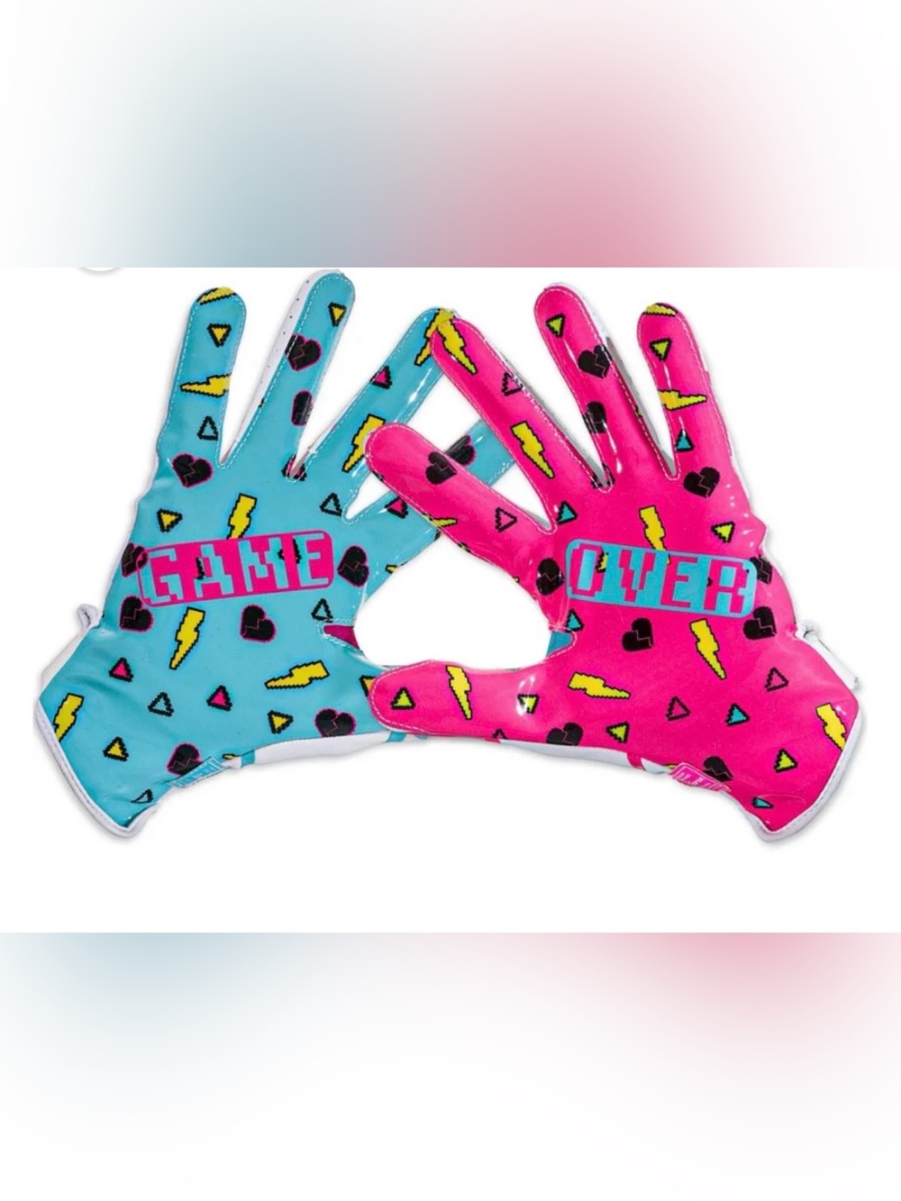 Massov Game Over ERA 9.0s Limited Edition Football Gloves Men XL NWT